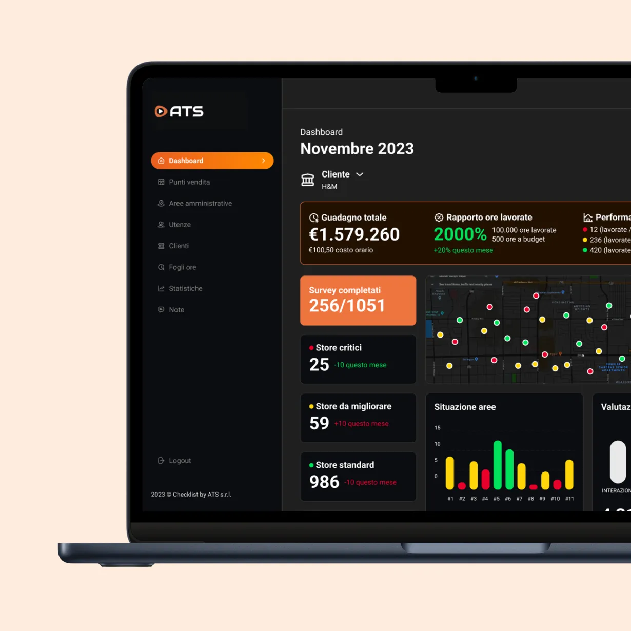 UI ATS: dettaglio evento