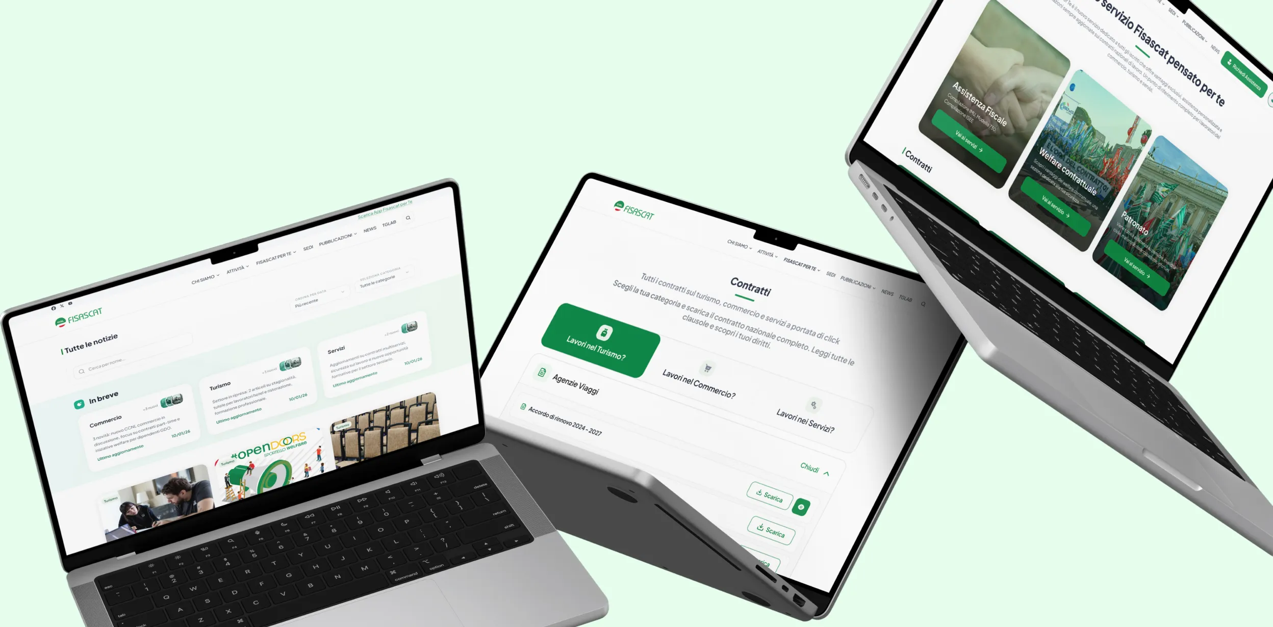 Fisascat: app e portali collegati